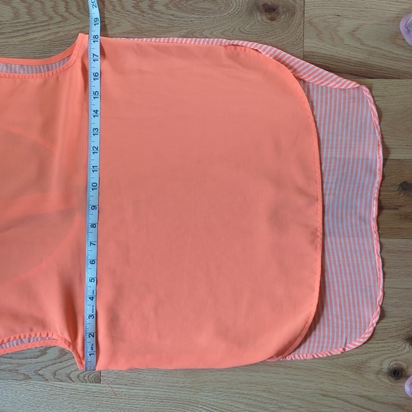 LovPosh. Women's Sherbert Orange Tank Top. Size Small. - Picture 4 of 6